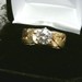  14kt Yellow Gold 1 caret Diamond Solitarie Ring.  Beautiful Diamond!!! $2395.00