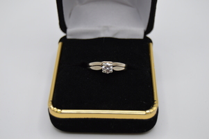  1/3 Caret Diam Ring set in  14k White Gold ENG/WED ONLY 599.00