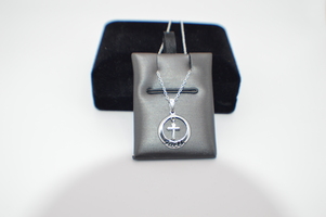 Super Cute Silver Cross Necklace ONLY $19.99. 