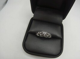  Cute Diamond Ring.  Only 179!!! 10Kt White Gold